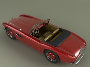bmw 507 3D Model
