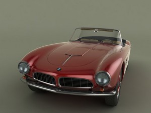 bmw 507 3D Model