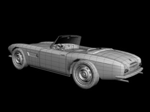 bmw 507 3D Model