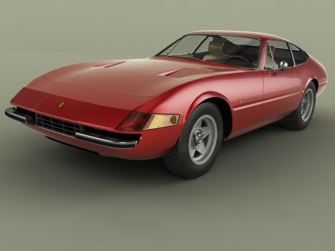 Ferrari 365 GTB-4 Daytona 3D Модель