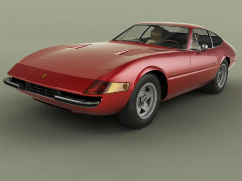 फेरारी 365 जीटीबी-4 डेटोना 3D मॉडल