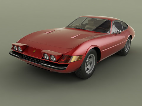 Ferrari 365 GTB-4 Daytona Modelo 3D