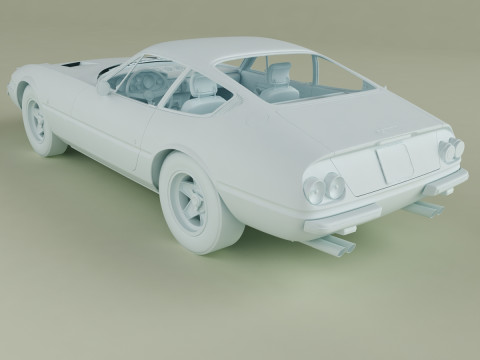 Ferrari 365 GTB-4 Daytona Modelo 3D