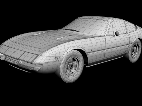 Ferrari 365 GTB-4 Daytona 3D Model