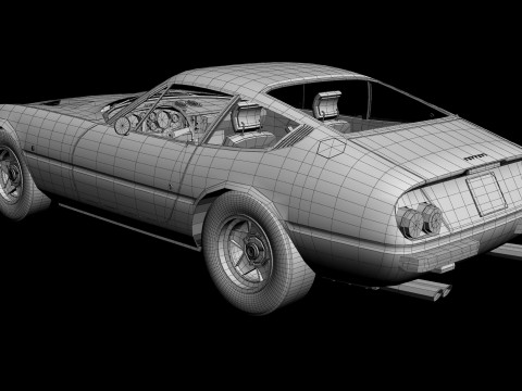 Ferrari 365 GTB-4 Daytona Modelo 3D