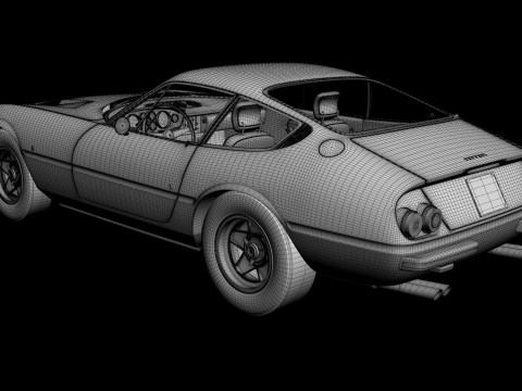 Ferrari 365 GTB-4 Daytona Modelo 3D