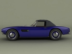 bmw  507 1958 3D Model
