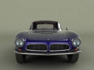 bmw  507 1958 3D Model