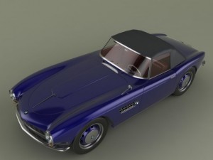 bmw  507 1958 3D Model