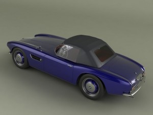 bmw  507 1958 3D Model