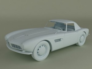 bmw  507 1958 3D Model