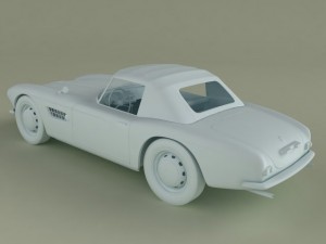 bmw  507 1958 3D Model
