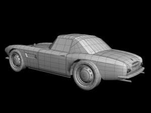bmw  507 1958 3D Model