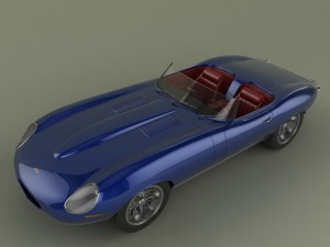 jaguar etype eagle speedster 3D-Modell