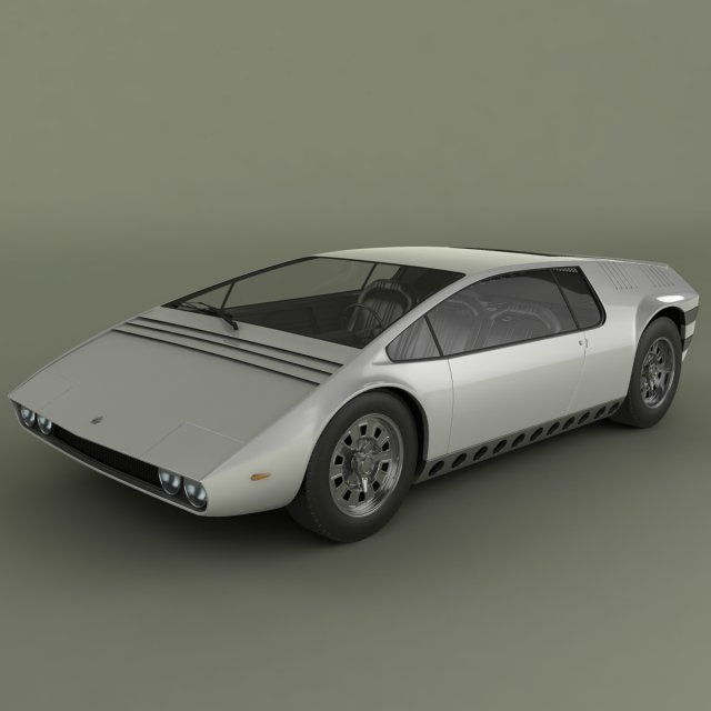 bizzarini manta concept Modello 3D .c4d .max .obj .3ds .fbx .stl .blend 