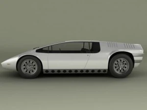 bizzarini manta concept 3D Model