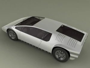 bizzarini manta concept 3D Model