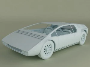 bizzarini manta concept 3D Model