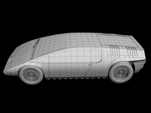 bizzarini manta concept Modello 3D