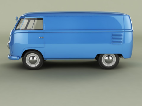 Volkswagen Type 2 van T1 Model 3D