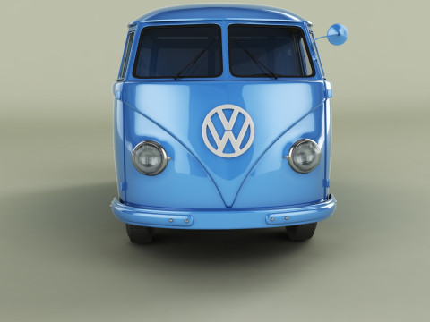 Volkswagen Type 2 van T1 Model 3D