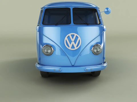 Volkswagen Type 2 van T1 3D Model