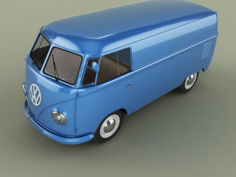 Volkswagen Type 2 van T1 Model 3D