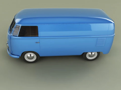 Volkswagen Type 2 van T1 3D Model