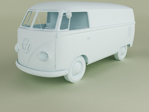 Volkswagen Type 2 van T1 Model 3D
