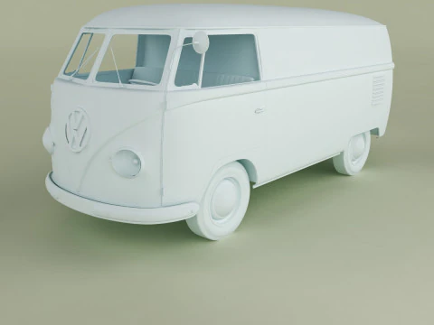 Volkswagen Type 2 van T1 3D Model