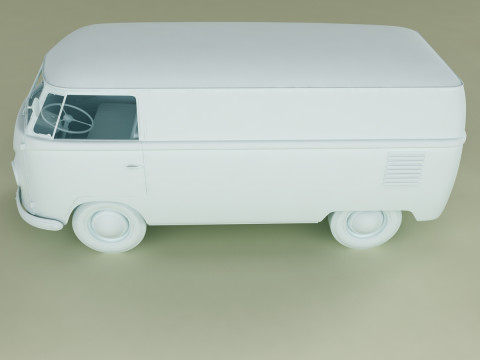 Volkswagen Type 2 van T1 Model 3D