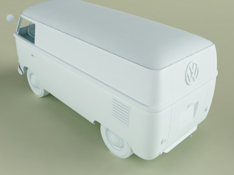 Volkswagen Type 2 van T1 Model 3D