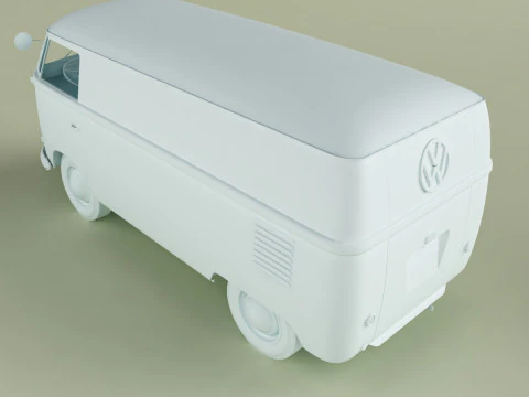 Volkswagen Type 2 van T1 3D Model