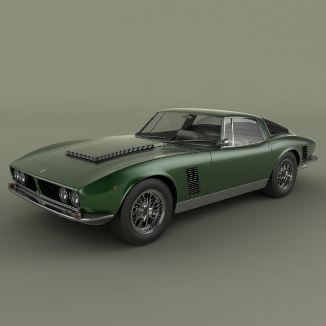 iso grifo 7 litri  gl 400 Model 3D .c4d .max .obj .3ds .fbx .stl .blend 