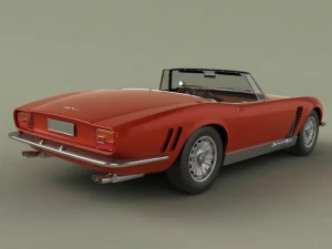 iso grifo convertible  1964 3D Model