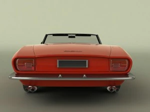 iso grifo convertible  1964 3D Model