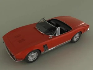 iso grifo convertible  1964 3D Model