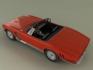iso grifo convertible  1964 3D Model
