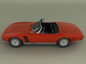 iso grifo convertible  1964 3D Model