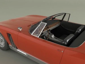 iso grifo convertible  1964 3D Model