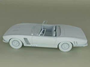 iso grifo convertible  1964 3D Model