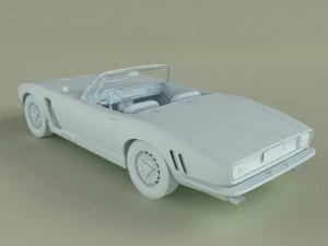 iso grifo convertible  1964 3D Model
