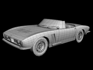 iso grifo convertible  1964 3D Model
