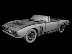 iso grifo convertible  1964 3D Model