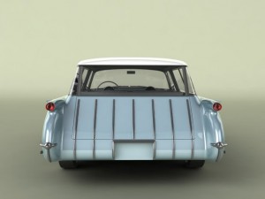 chevrolet corvette nomad concept 1954 Modèle 3D