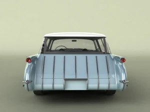 chevrolet corvette nomad concept 1954 3D Model