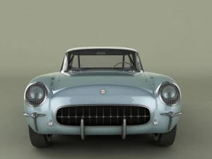 chevrolet corvette nomad concept 1954 3D Model