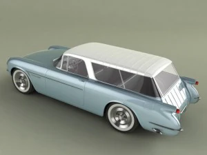 chevrolet corvette nomad concept 1954 3D Model