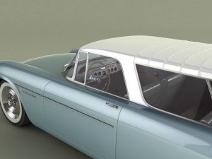 chevrolet corvette nomad concept 1954 Modèle 3D