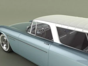 chevrolet corvette nomad concept 1954 3D Model